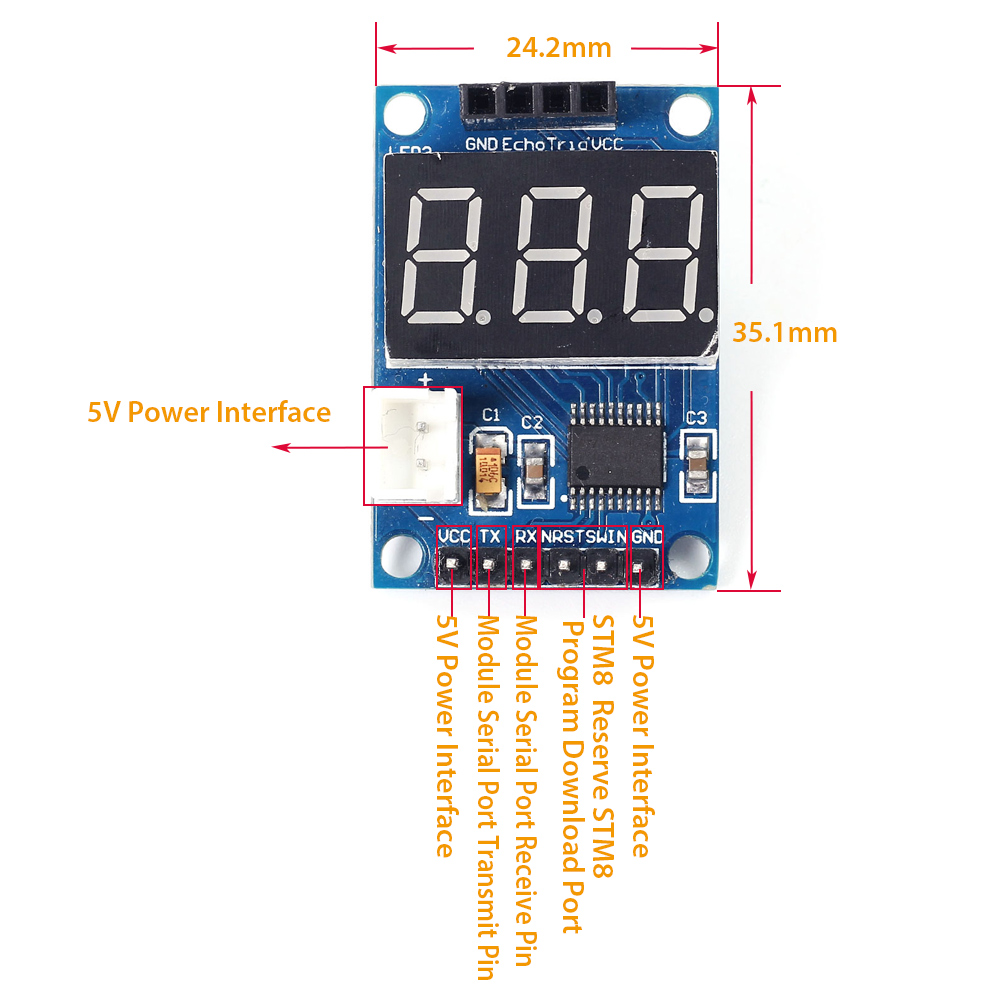 Mod Hc Sr Ultrasonic Distance Measurement Control B Vrogue Co