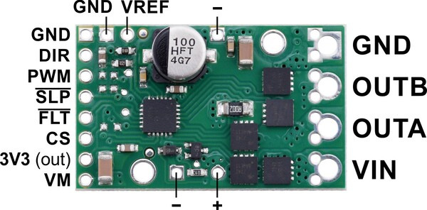 Motor Driver Pinout