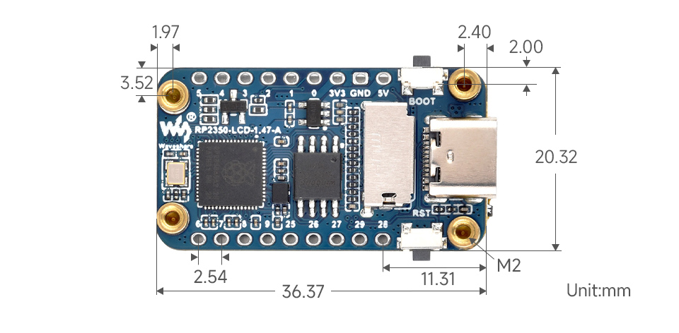 Board dimensions