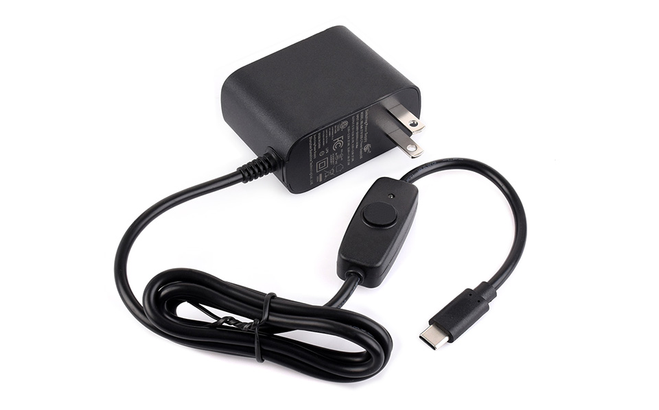 27W USB-C Power Supply Raspberry Pi 5