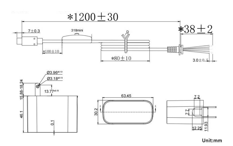 Power Supply Dimensions