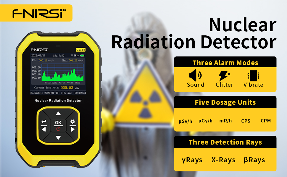 FNIRSIGC01 Geiger Counter Nuclear Radiation Detector Radiation