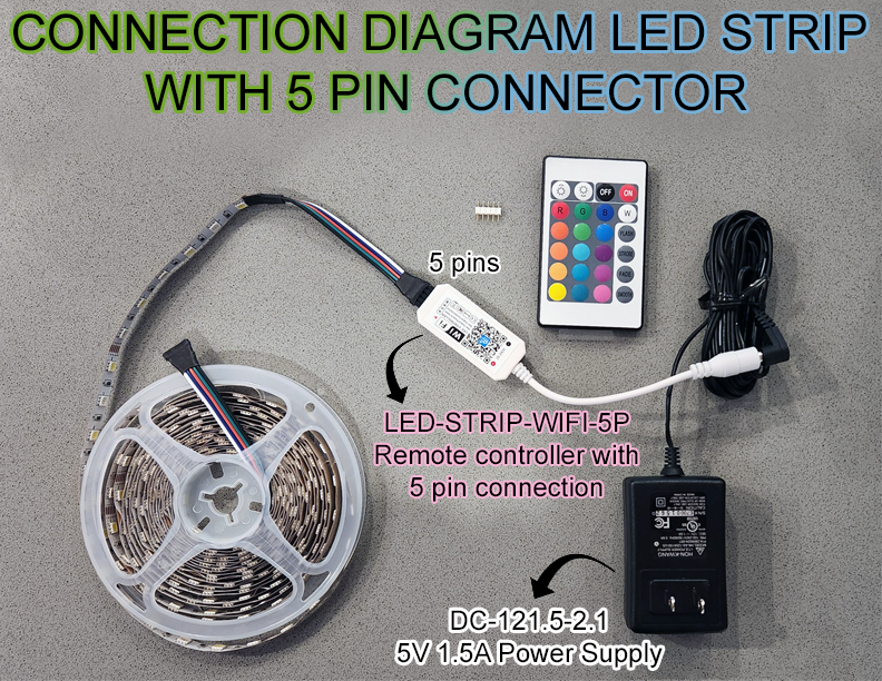 LED Strip Connection Diagram