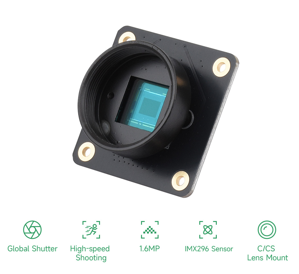 IMX296 Global Shutter Camera Module