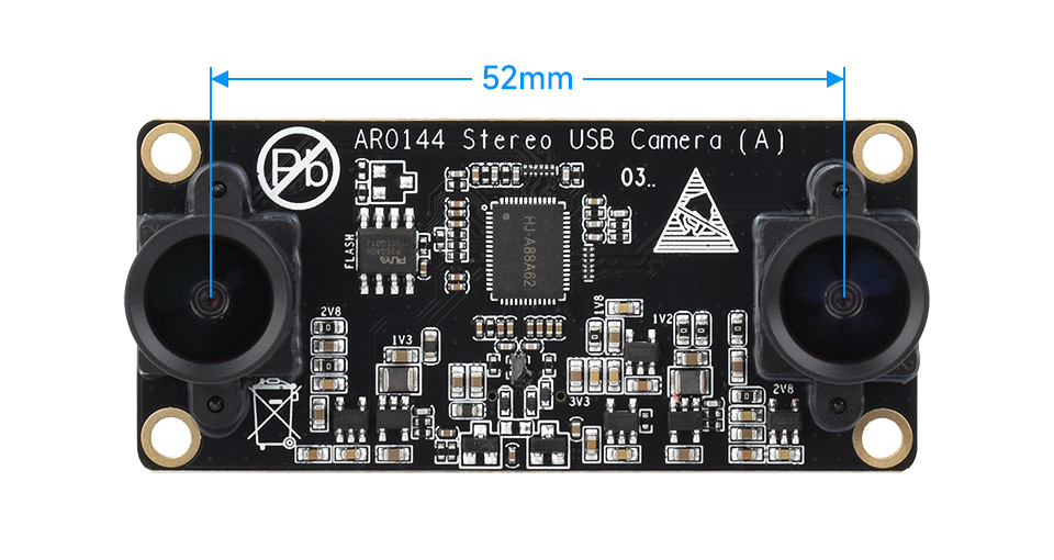 52mm baseline length