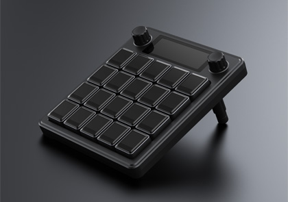 Waveshare MK20 Multi-Functional AI Voice Control Panel, placement method using 24° detachable stand