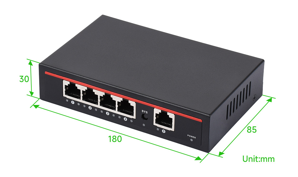 AC POE Integrated Gigabit Router, outline dimensions