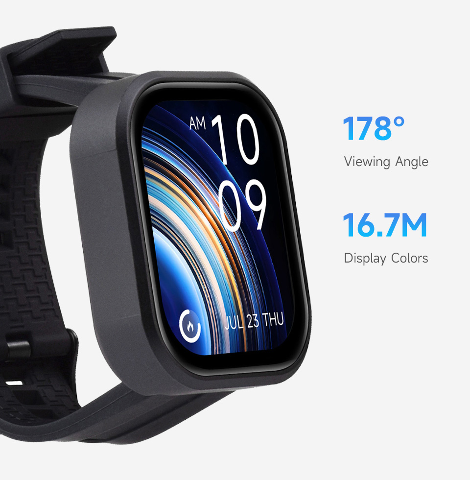 ESP32-C6 Touch AMOLED 2.06, wide viewing angle