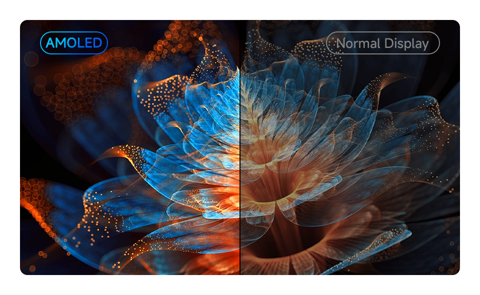 AMOLED highlights and shadows