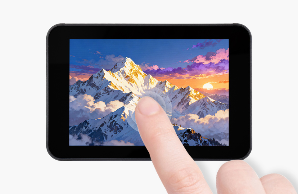 Tiny size touch display applications