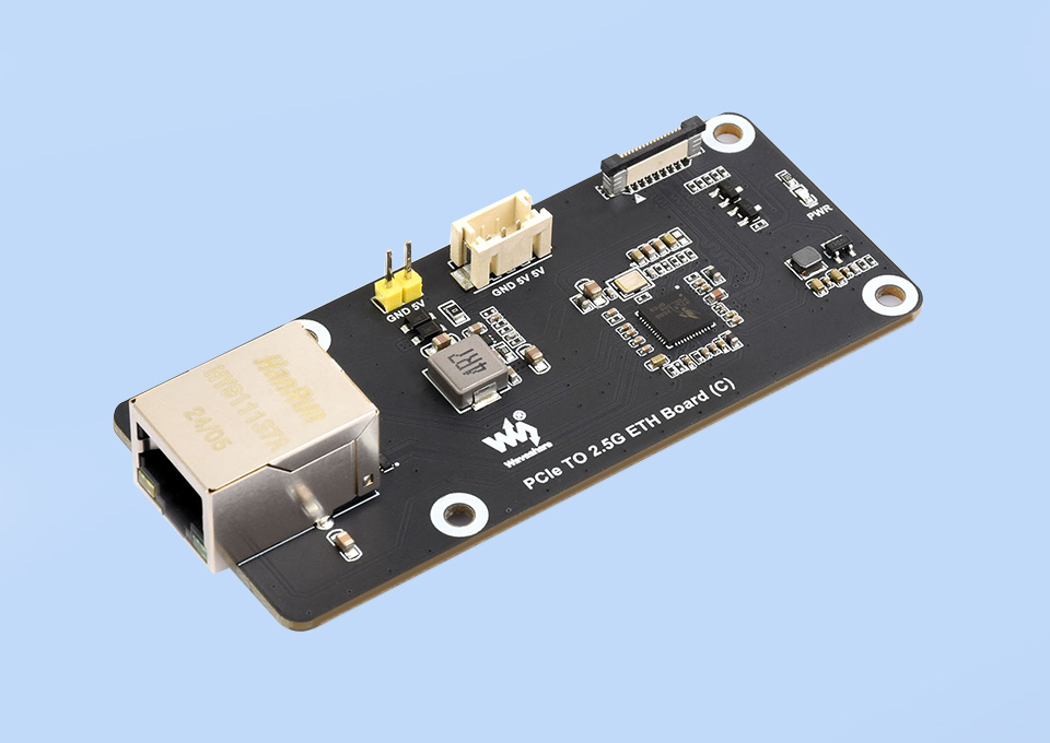 PCIe TO 2.5G ETH Board (C) for Raspberry Pi 5