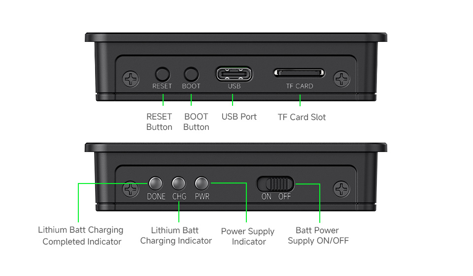 RP2350 4.3inch Capacitive Touch Display, optional plastic case