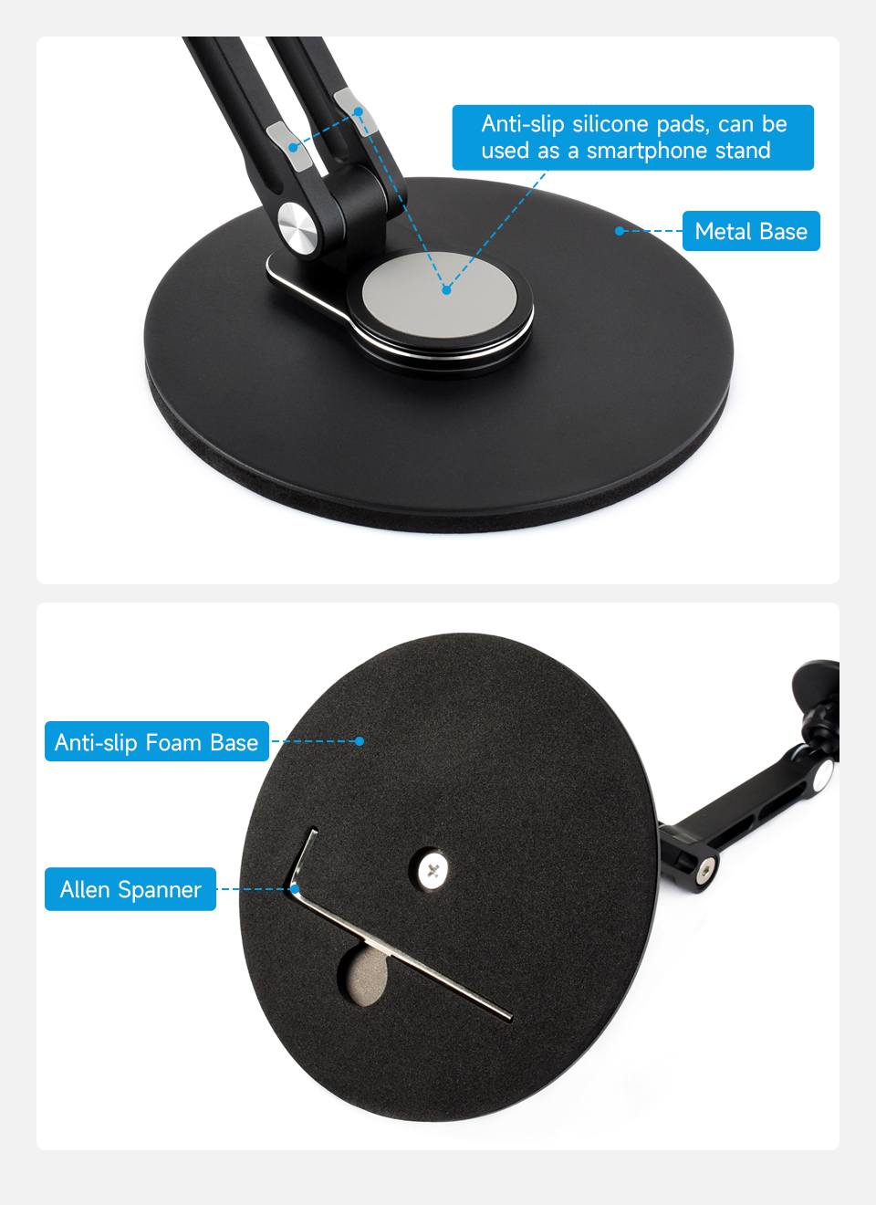 Weighted base for better stability