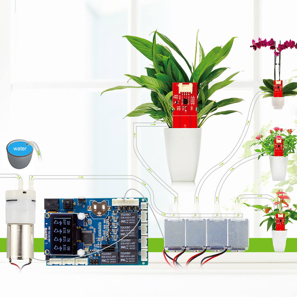 Systeme D Arrosage Automatique Avec Arduino Pdf AAK90039K Arduino Kit d'arrosage automatique des plantes intelligentes 2.1