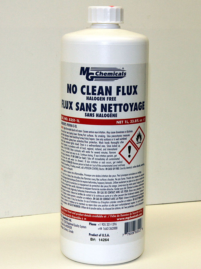 Soldering Flux And Flux Removers 8351 1l No Clean Flux Halogen Free 3382