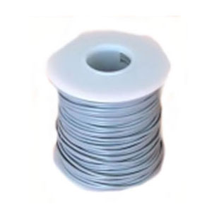 22HST100-9 22AWG Grey Stranded Hook-Up Wire-100ft