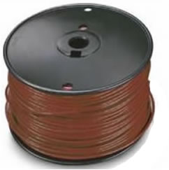 Wire/ Cable/ Accessories :: Wire&Cable :: Hook-Up Wire :: 18 AWG Solid  TR-64 Hook-Up Wire - 1000FT :: 18HW1000-7 18 AWG Brown Solid Hook-Up Wire -1000ft