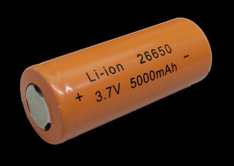 Batteries/Chargeurs/Supports :: Batteries Li-Po Rechargeable :: BAT-26650  Lithium ion polymère Batterie rechargeable - 3.7V 5000mAh