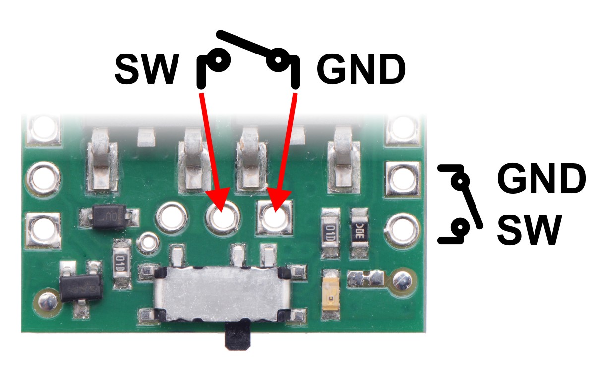 Pololu 2808 with Piezo Switch APEC PBAT5AF - Other Pololu products