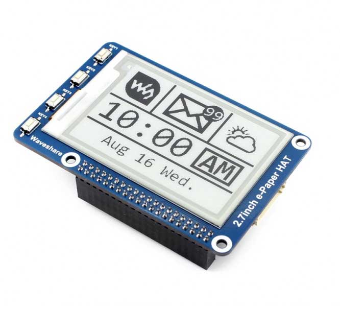 1448×1072 high definition, 6inch E-Ink display HAT for Raspberry Pi,  black/white, 16 gray scale