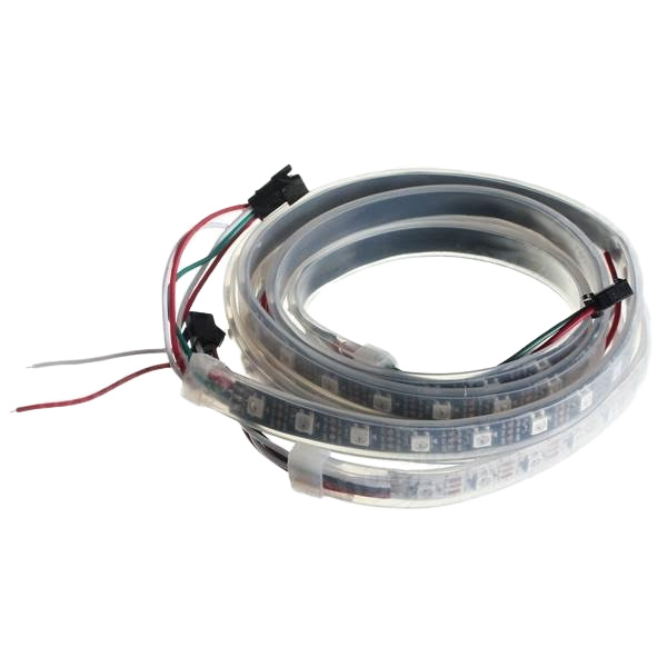 Optoillumination Led Strips 5v Led Strip 14 1m Addressable Rgb Strip 60 Ledsm Black 