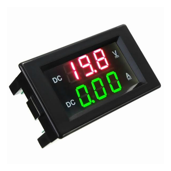 Ampèremètre numérique DC, DC 50A, panneau de mesure d'ampère avec moniteur  de courant DC 50A/