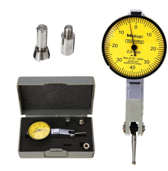 Indicateur de test à cadran de précision, jauge d'indicateur à cadran,  0.01mm, 0-0.8mm, 0.01mm