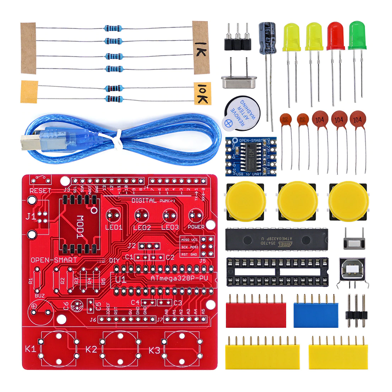 Arduino UNO R3 ATMEGA328P DIY Kit