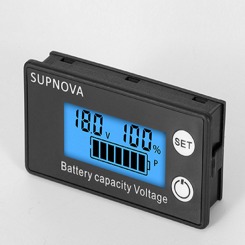 Moniteur de capacité de batterie 8-100v Testeur Pourcentage de