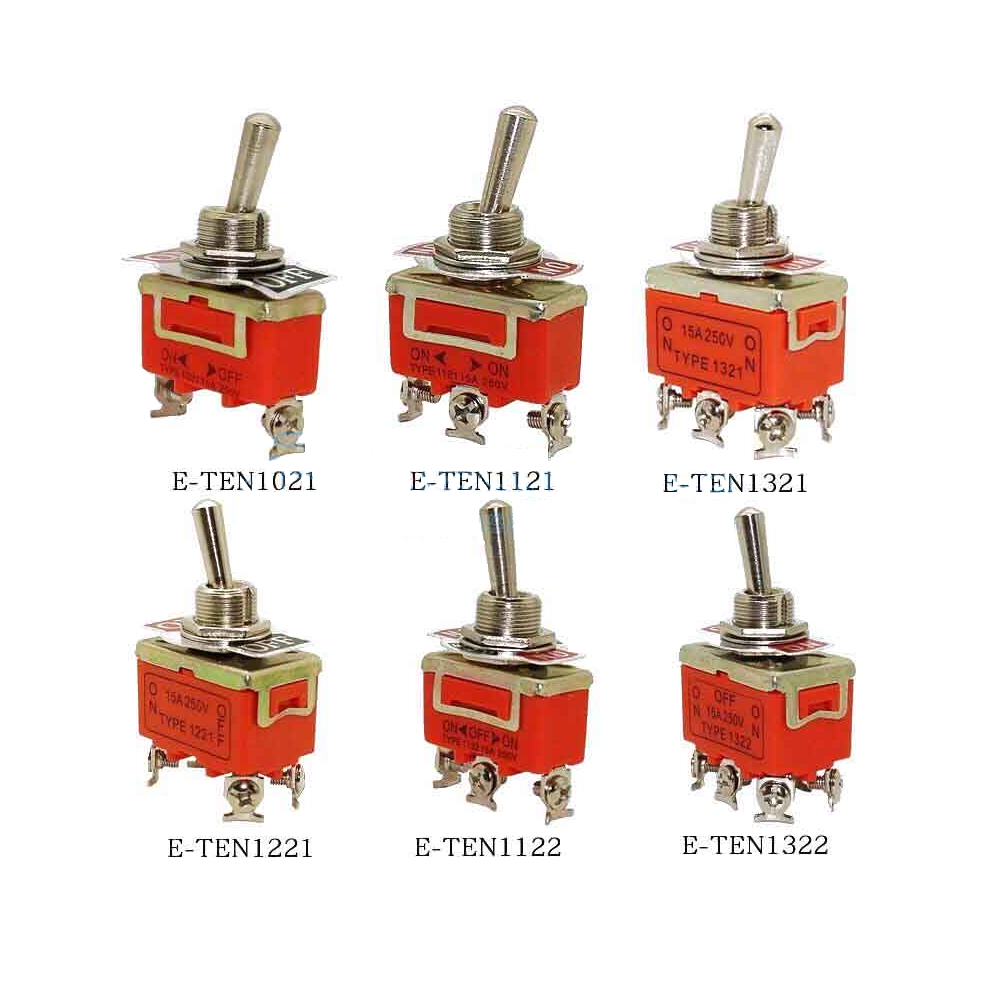 E Ten1122 Spdt 15a 250vac On Off On Screw Terminal Toggle Switch 