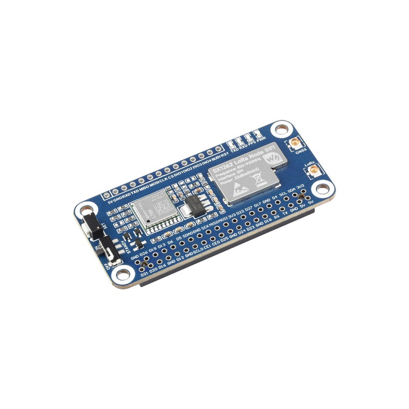 Wave 24654 Sx1262 Lorawan Node Module Expansion Board For Raspberry Pi With Magnetic Cb Antenna 0107