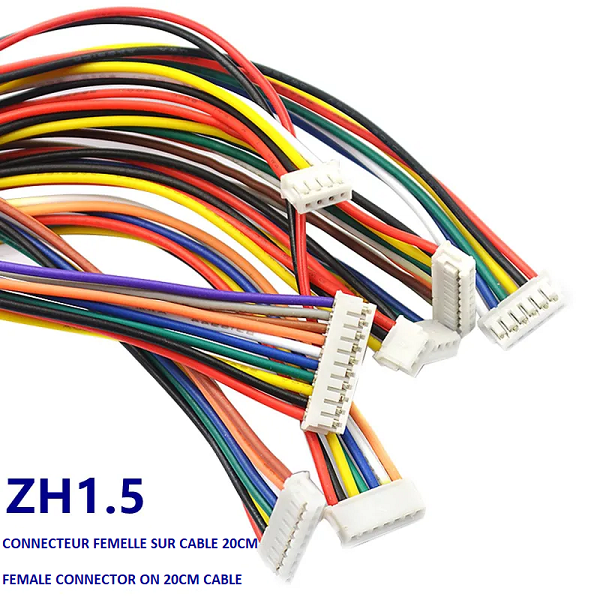 1.25mm Pitch 4-pin Cable 20cm long 1:N Cable