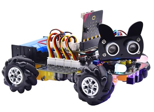 KS4032, Keyestudio Micro Bit V2 4WD Mecanum Wheel Robot Car Kit