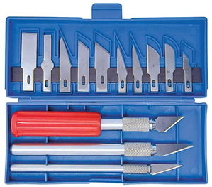 813PK 16 Pcs Hobby Knife Set