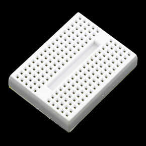 ABRA-1-WH Breadboard Mini Self-Adhesive - White