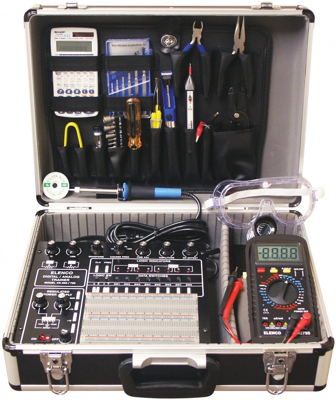 XK-700K Elenco Deluxe Digital / Analog Trainer Kit Version