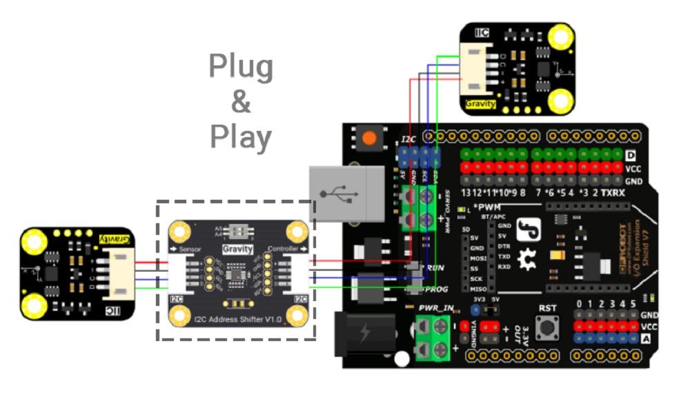 DFR1193 I2C Address Shifter