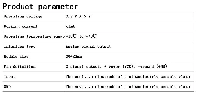 Vibration sensor